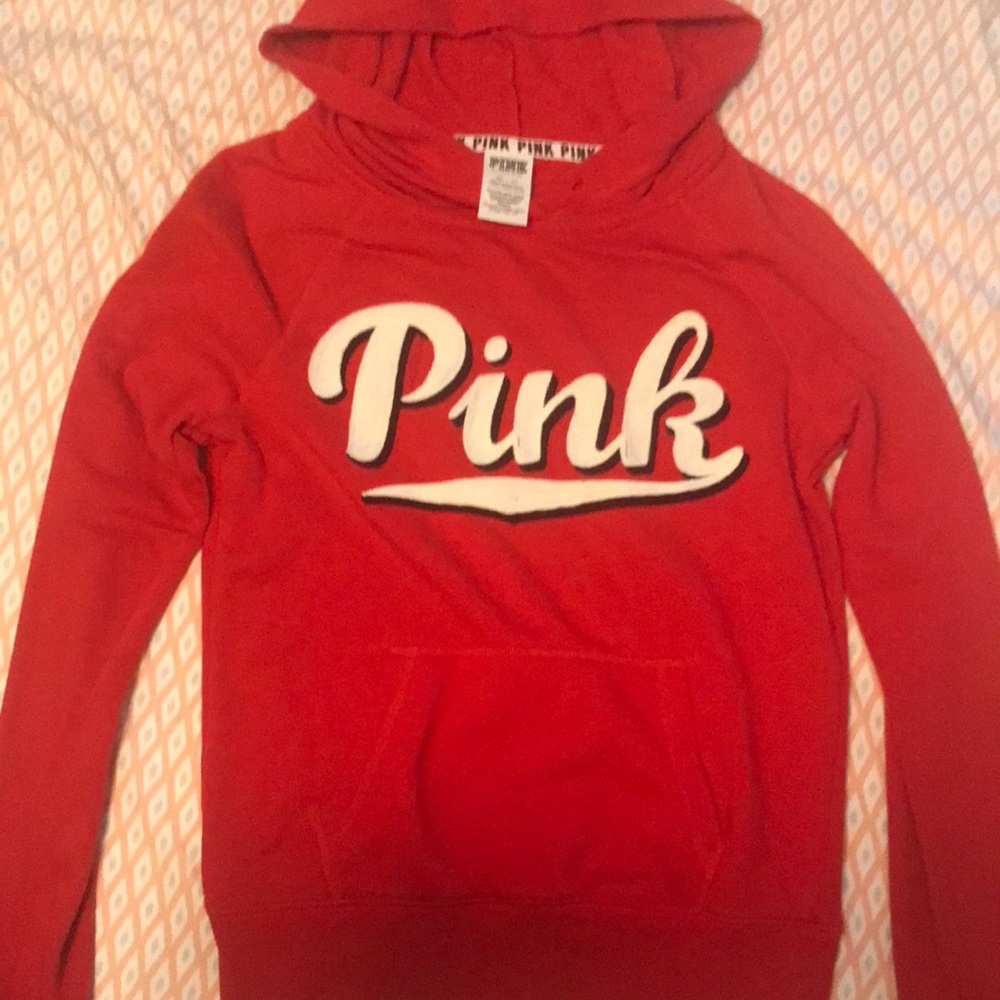Red PINK hoodie